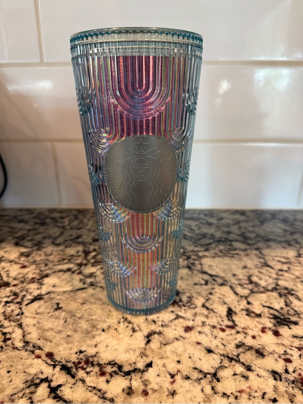 STARBUCKS SPRING IRIDESCENT MERMAID SCALES TUMBLER VENTI 24OZ